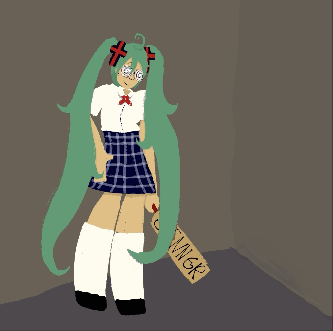 mag in full yaoi miku cosplay
